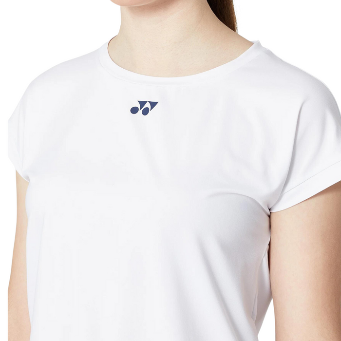 Yonex 2022 AO Crew Neck Womens Tennis Shirt - White