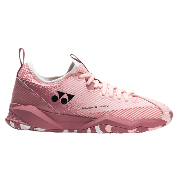Yonex 2022 Fusion Rev 4 Clay Womens Tennis Shoes - Smoke Pink