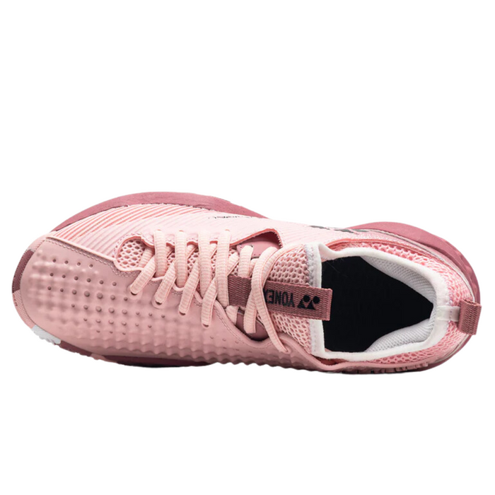Yonex 2022 Fusion Rev 4 Clay Womens Tennis Shoes - Smoke Pink