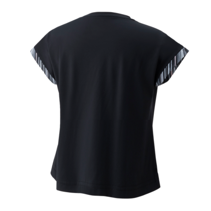 Yonex 2022 US Open Crew Neck Women Tennis  Shirt - Black