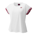 Yonex 2022 US Open Crew Neck Women Tennis  Shirt - White/Red