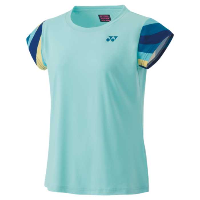 Yonex 2024 AO Womens Tennis Crew Neck - Cyan