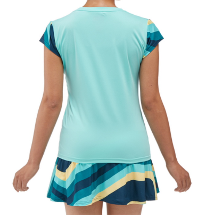 Yonex 2024 AO Womens Tennis Crew Neck - Cyan