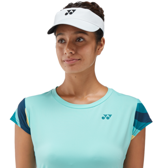 Yonex 2024 AO Womens Tennis Crew Neck - Cyan