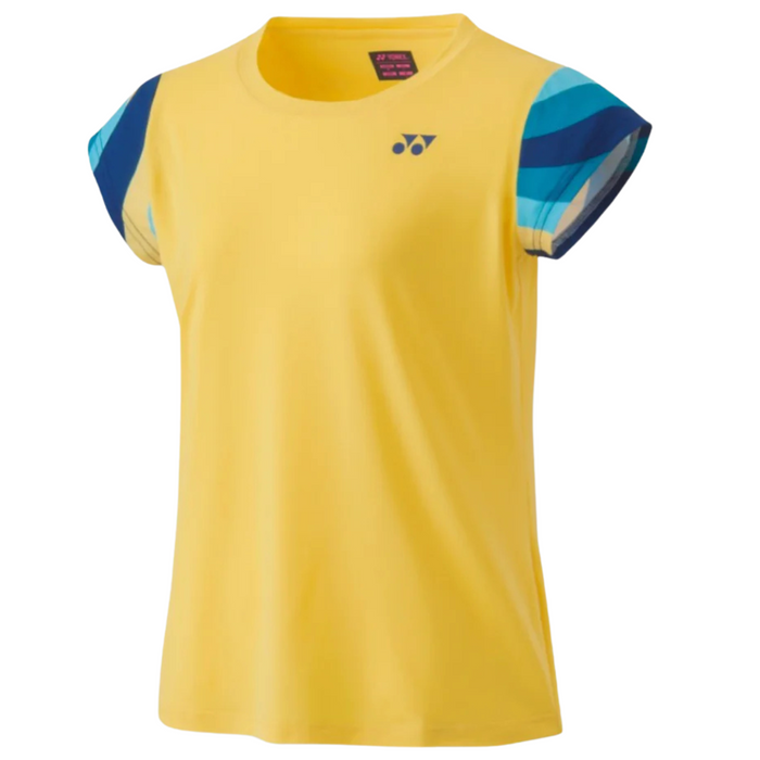 Yonex 2024 AO Womens Tennis Crew Neck - Soft Yellow