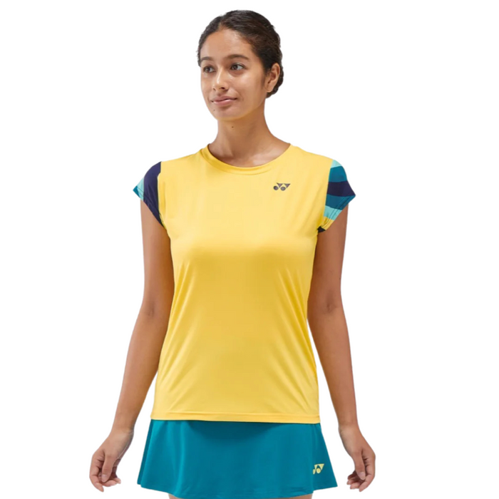 Yonex 2024 AO Womens Tennis Crew Neck - Soft Yellow