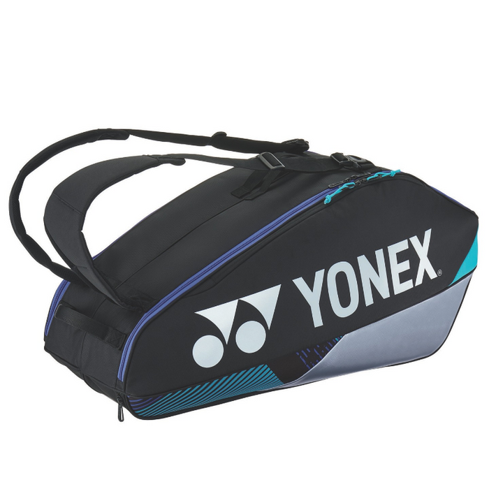 Yonex 2024 Pro 6 Racquet Tennis Bag - Black/Silver