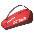 Yonex 2025 Team 3 Racquet Tennis Bag - Ruby Red