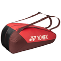 Yonex 2025 Team 6 Racquet Tennis Bag - Ruby Red