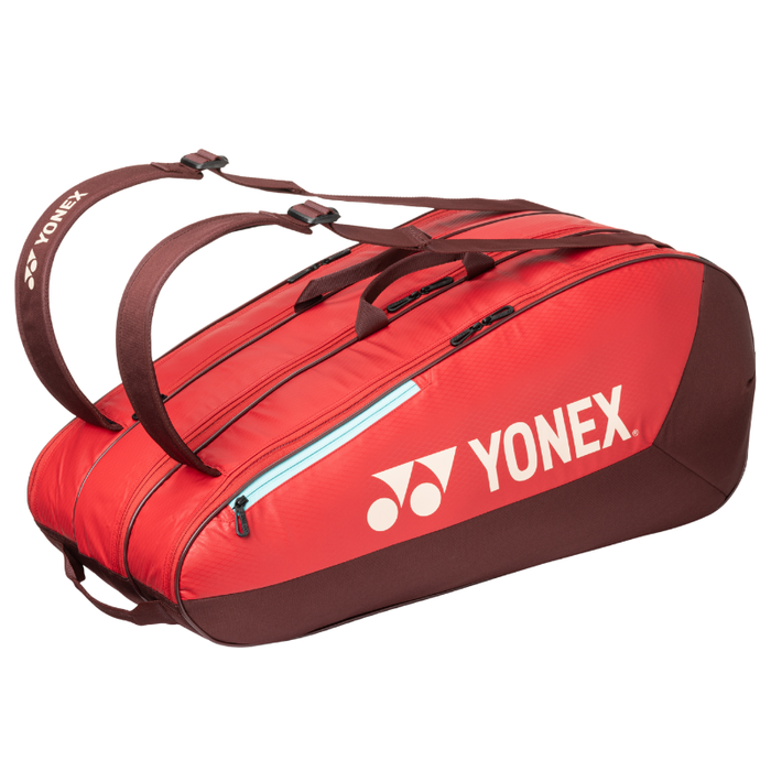 Yonex 2025 Team 9 Racquet Tennis Bag - Ruby Red