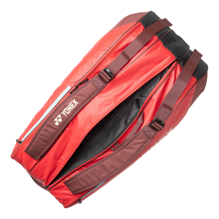 Yonex 2025 Team 9 Racquet Tennis Bag - Ruby Red