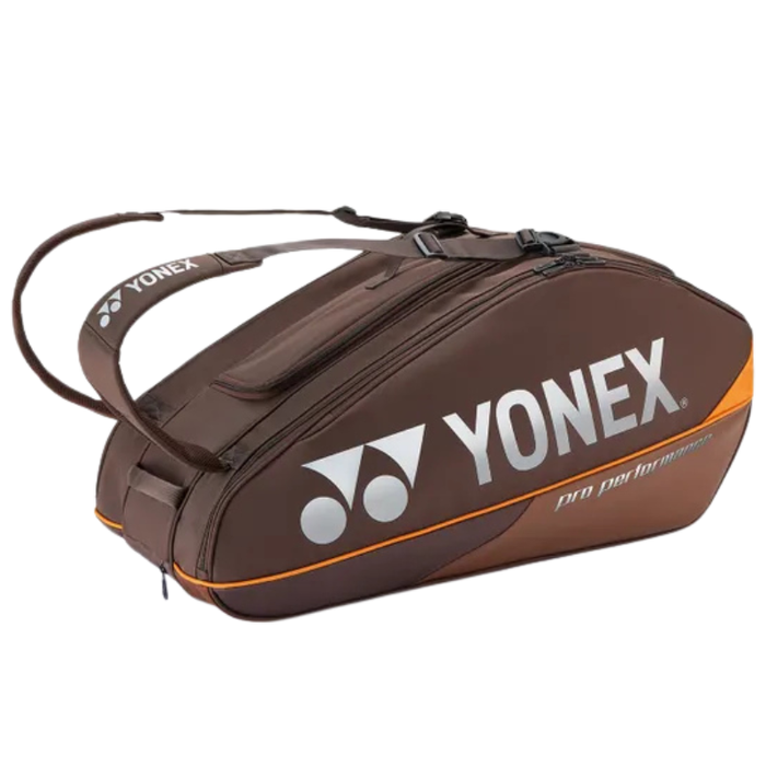 Yonex 2026 PRO 9 Racquets Tennis Bag - Espresso Brown