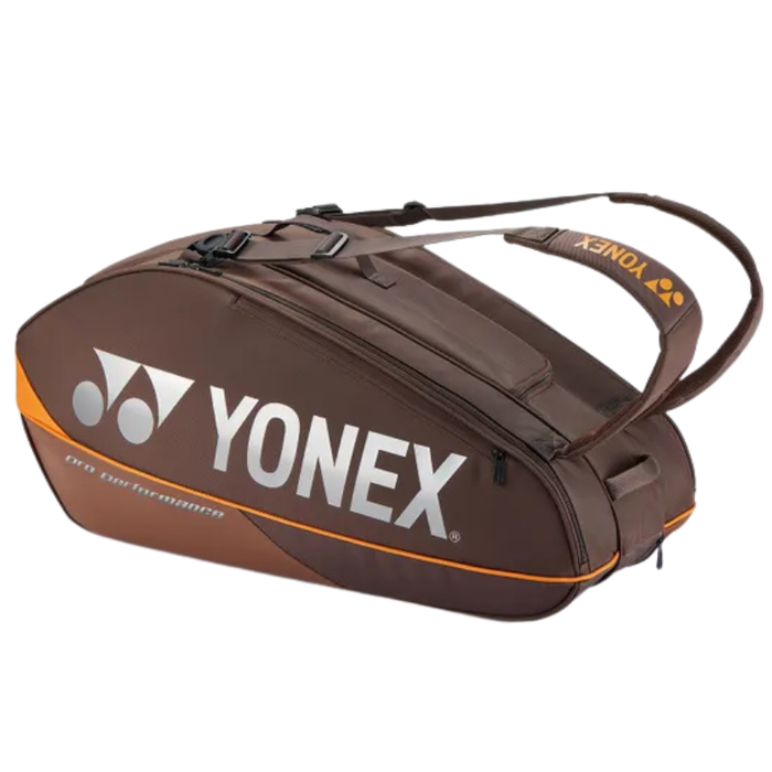 Yonex 2026 PRO 9 Racquets Tennis Bag - Espresso Brown
