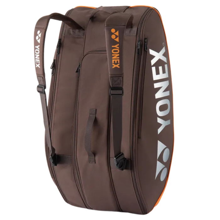 Yonex 2026 PRO 9 Racquets Tennis Bag - Espresso Brown
