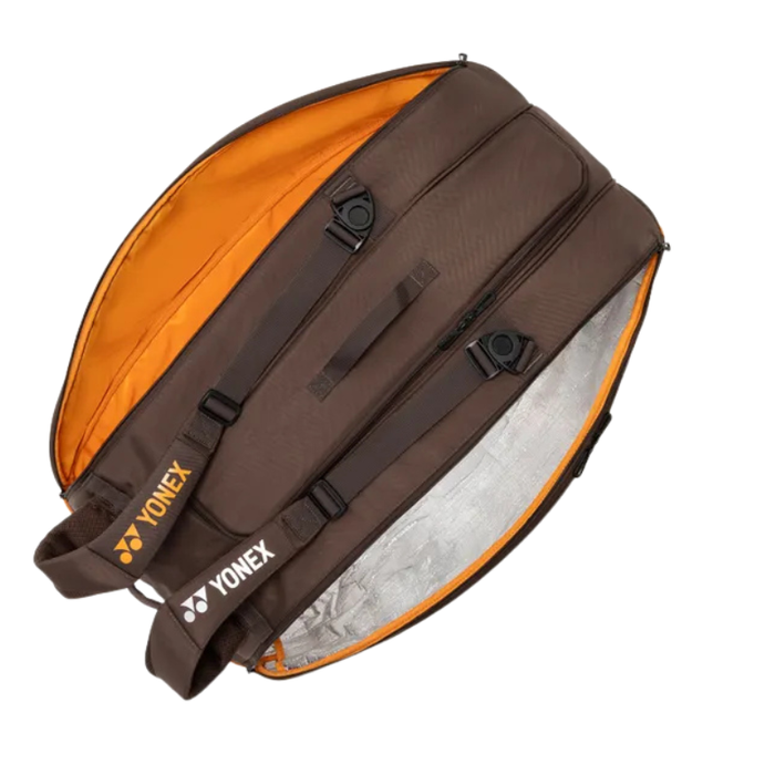 Yonex 2026 PRO 9 Racquets Tennis Bag - Espresso Brown