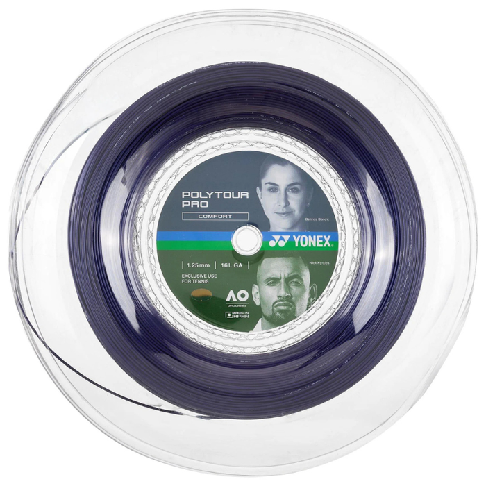 Yonex Poly Tour Pro 1.25/16L 200m Coil String Reel - Midnight Purple