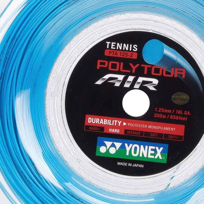 Yonex POLYTOUR Air 1.25/ 16L 200m String Reel - Sky Blue