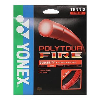Yonex POLYTOUR Fire 1.25 /16L 200m String Reel - Red