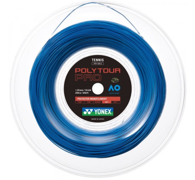 Yonex POLYTOUR Pro 1.25/16L 200m String Reel - Blue