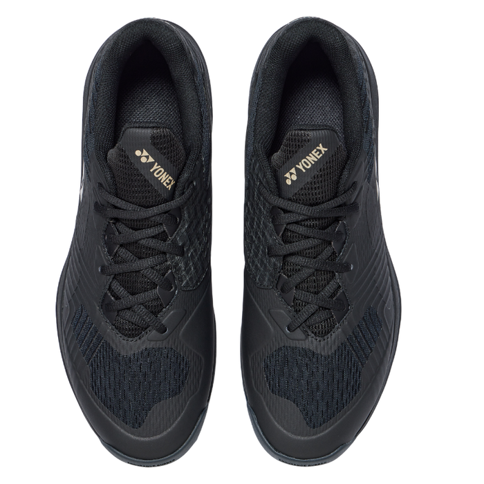 Yonex Power Cushion Sonicage All Court Mens Tennis Shoes - Black/Mocha Grey