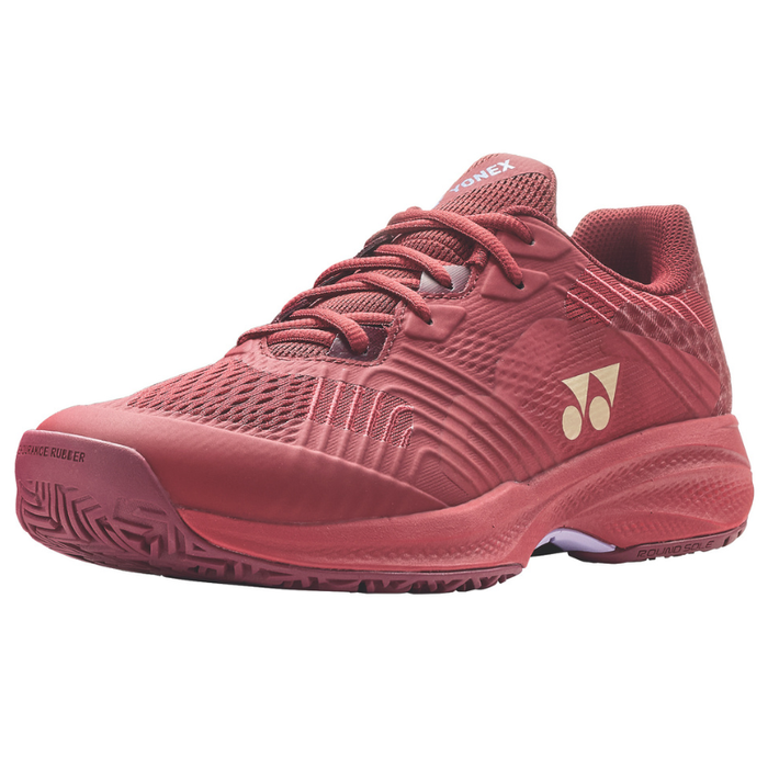 Yonex Power Cushion Sonicage All Court Mens Tennis Shoes - Dark Red