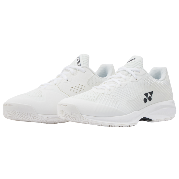 Yonex Power Cushion Sonicage Wide All Court Mens Tennis Shoes - White/Black