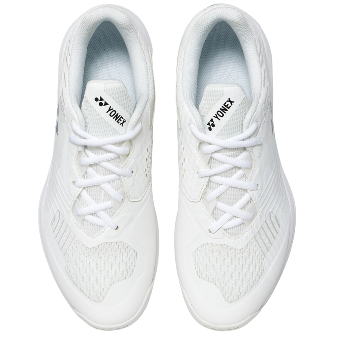 Yonex Power Cushion Sonicage Wide All Court Mens Tennis Shoes - White/Black