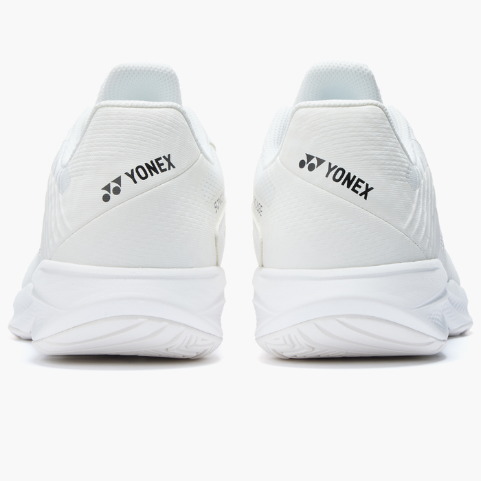 Yonex Power Cushion Sonicage Wide All Court Mens Tennis Shoes - White/Black