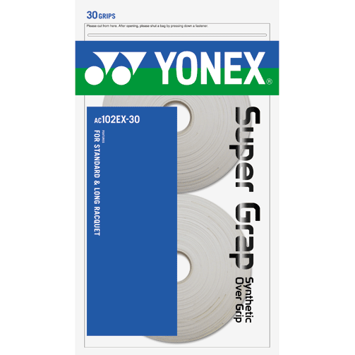 Yonex Super Grap Grip 30 Pack Coil - White