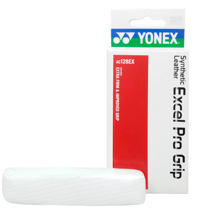 Yonex Synthetic Leather Excel Pro Replacement Grip - White