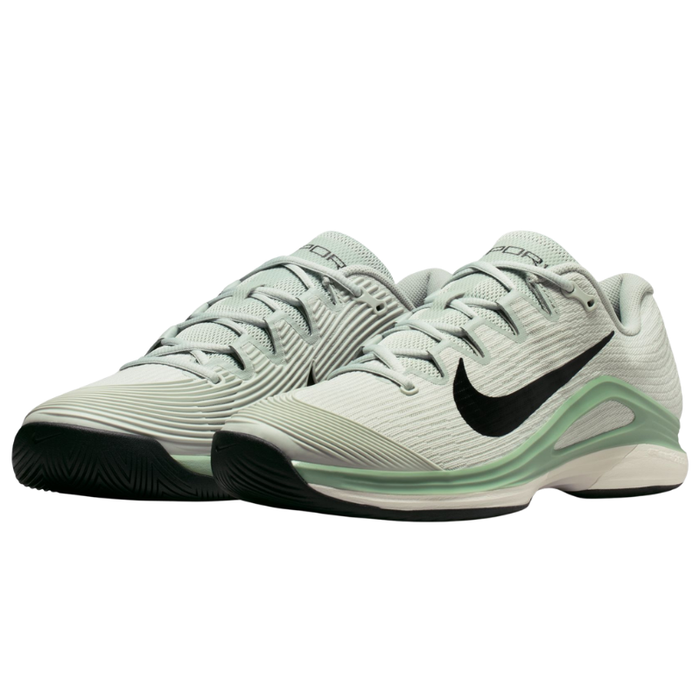 Nike Zoom Vapor 12 Hard Court Mens Tennis Shoes - Light Silver/Black Steam White